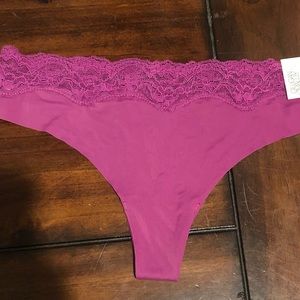 NWT Small Gilligan & O’Malley Pink Thong